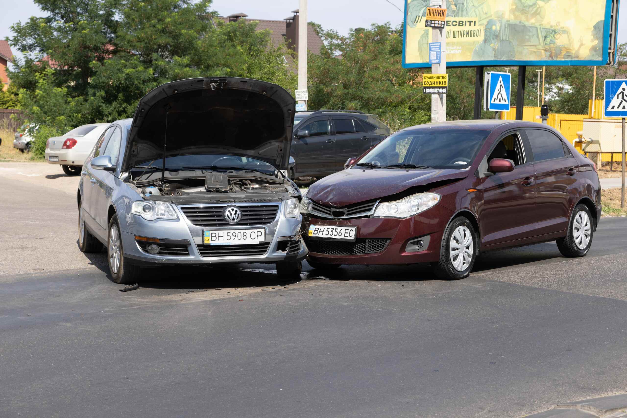 Vehicle collision at a Lakewood intersection related to liability claims