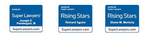 Rated By Super Lawyers Rising Stars Of J.P. Pendergast’s , Richard Aguire and Shane M. Moriarty Superlawyers.com